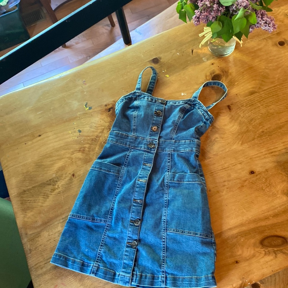 Jean jumper dress - Picture 1 of 1